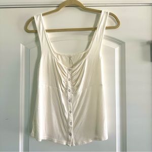 ANTHROPOLOGIE Ribbed Pajama Tank